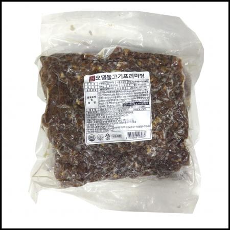 오뗄 불고기 프리미엄 500g 냉동 피자토핑 불고기피자 불고기