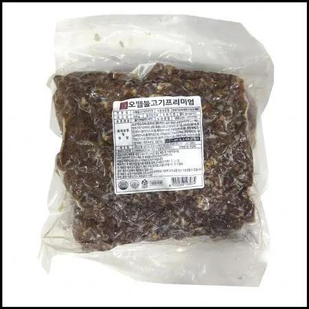 오뗄 불고기 프리미엄 500g 냉동 피자토핑 불고기피자 불고기