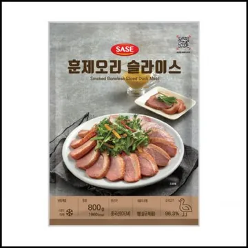 사세 훈제오리슬라이스 800g 냉동 오리고기