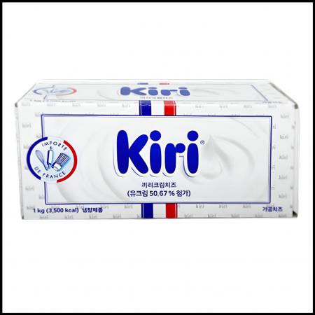 끼리 크림치즈 1kg 냉장 베이글 케이크 제과제빵