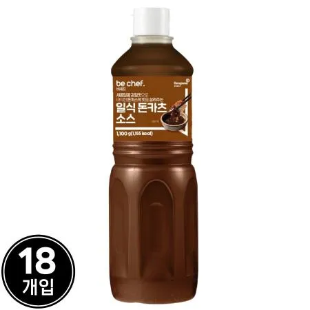 [D-2] [18개] 비셰프 일식돈카츠소스1.1kg