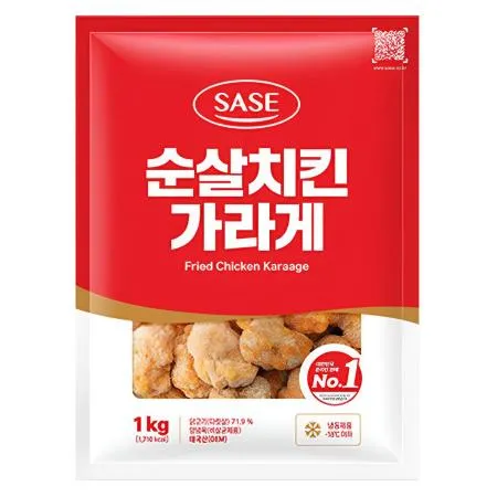 사세 순살치킨가라게 가라아게 1kg 냉동 순살치킨 순살