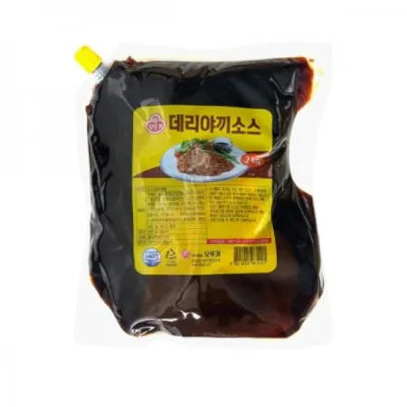 오뚜기 데리야끼소스 (스파우트팩) 2kg 마요덮밥 데리소스 이미지