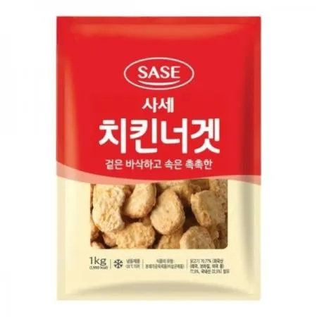사세 치킨너겟 1kg 냉동 순살치킨너겟 이미지