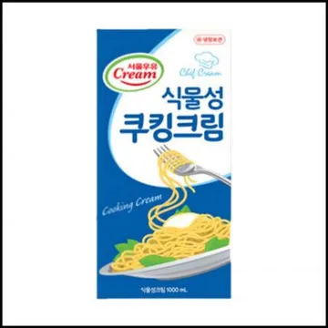 서울우유 식물성쿠킹크림 (식물성) 1L 냉장크림 냉장유크림