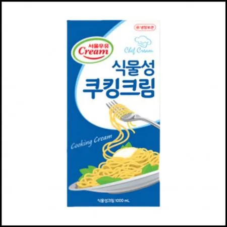 서울우유 식물성쿠킹크림 (식물성) 1L 냉장크림 냉장유크림