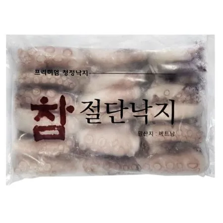[박스판매] 절단낙지 L 베트남산 450g 6팩 2.7kg 냉동 낙지볶음