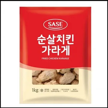 사세 순살치킨가라게 가라아게 1kg 냉동 순살치킨 순살