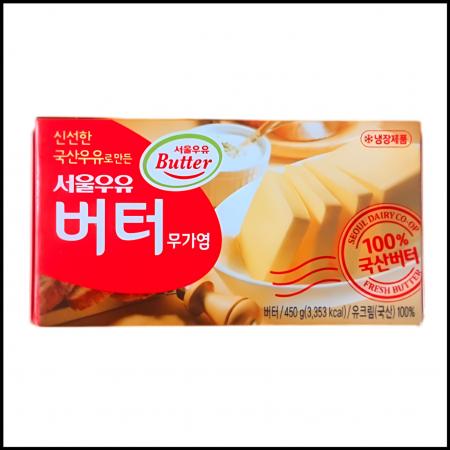 서울우유 무염버터 냉장 450g