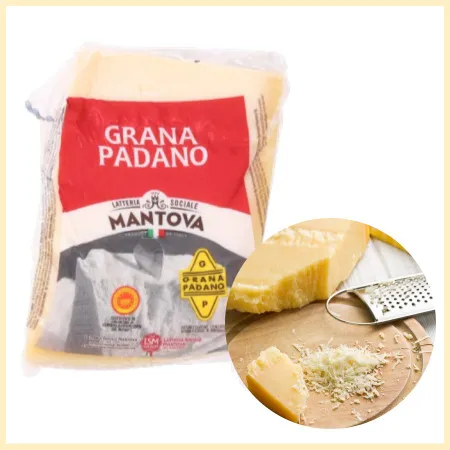 MANTOVA 그라나파다노 블럭 1KG 내외 냉장 1kg 덩어리 블럭치즈