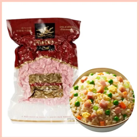 오뗄 스모크햄 (다이스/8mm) 1kg 냉장 1kg 볶음밥 필라프
