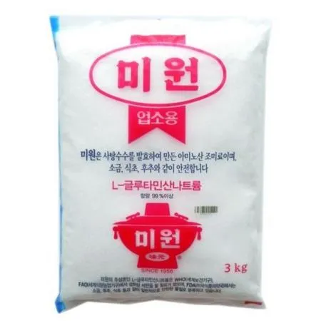 미원 노말 업소용 3kg 조미료 분말조미료 식당용 대용량