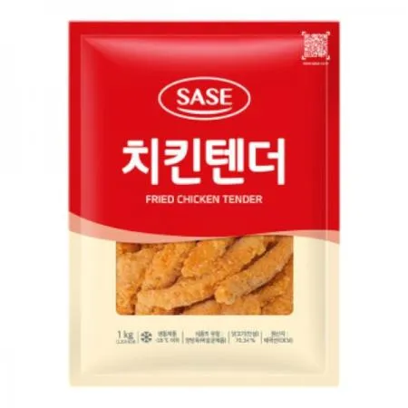사세 치킨텐더 1kg 순살 케이준 안주 냉동 치킨 이미지