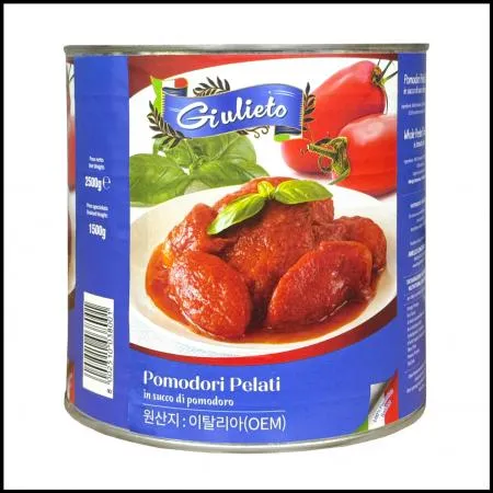 줄리에토 포모도리 토마토홀 2.5kg 홀토마토 대용량파스타소스