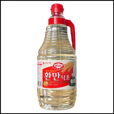 [신규] 롯데 환만식초 1.8L 페트 요리용 업소용 100% 발효식초