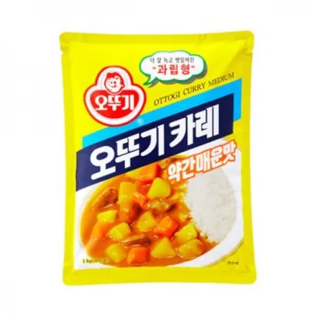 오뚜기 카레 (약간매운맛) 1kg 과립형 분말카레 이미지