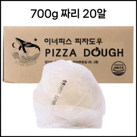 [박스판매] 이너피스(해성) 밀 볼도우 700g짜리 20알 냉동생지