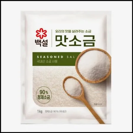 백설 맛소금 1kg 조미소금 만능조미료 업소용소금 요리양념