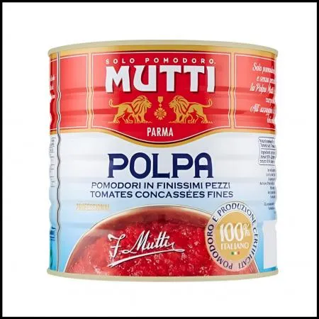 무띠 폴파 토마토홀 (다진토마토) 2.5kg 홀토마토 파스타소스 토마토소스