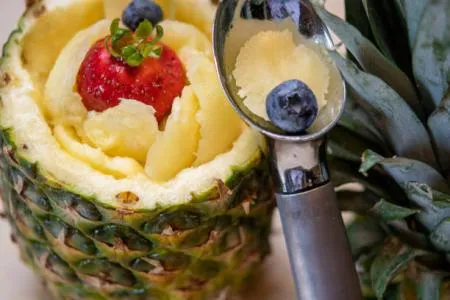 파인애플 아이스 샤베트 140ml 냉동 술집 포차 가성비안주 이미지