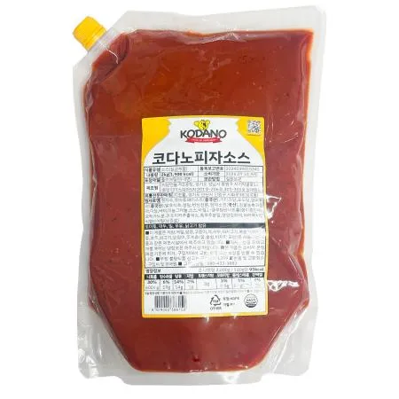 코다노 피자소스 2kg 스파우트 피자베이스 실온보관