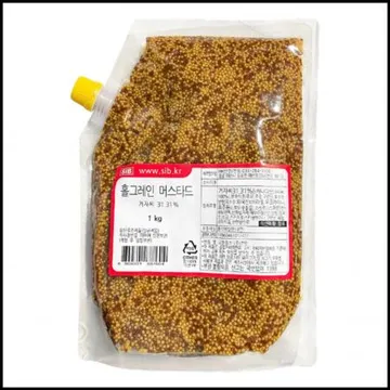 선인 홀그레인머스타드 파우치 1kg A급 겨자씨 31.31%