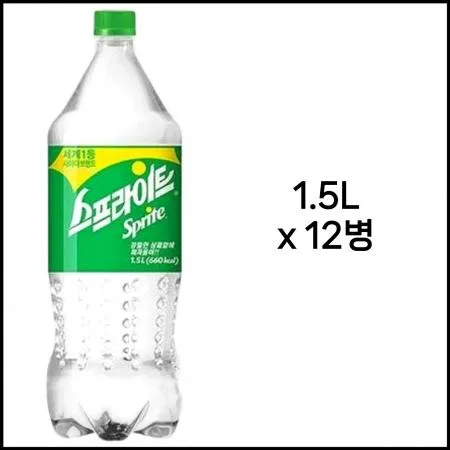 [박스판매] 스프라이트 페트 1.5L*12개