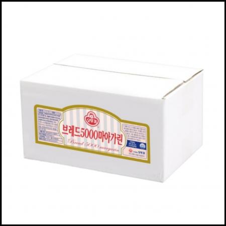 오뚜기 브레드 5000 마아가린 마가린 4.5kg 고소하고 깔끔한맛