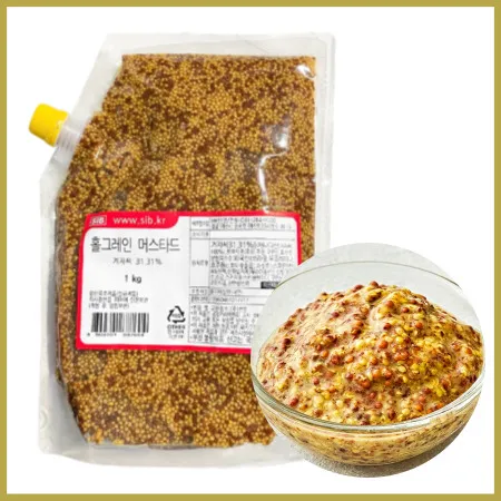 선인 홀그레인머스타드 파우치 1kg A급 겨자씨 31.31%