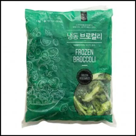 브로콜리 100% 냉동 중국산 1kg 