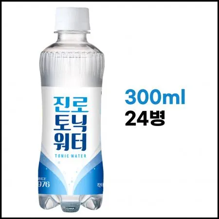 [박스판매] (소)진로 토닉워터오리지널 300ml 24병 소토닉 하이볼 진토닉 에이드