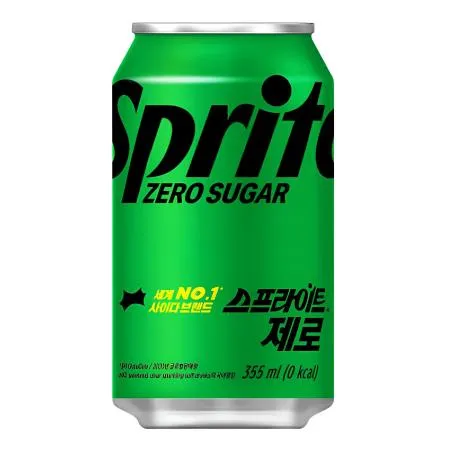 [제로/박스판매] 제로 스프라이트 사이다 355ml*24개