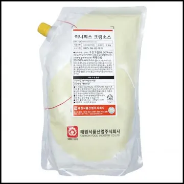 이너피스 크림소스 2kg 냉장 크림파스타 빠네파스타 베이컨크림파스타 스파게티