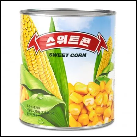 삼도 스위트콘 2.95kg 대용량 식당용 업소용 콘치즈 콘샐러드 피자토핑
