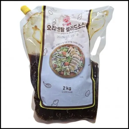 오쉐프 오뚜기 오리엔탈 샐러드소스 [냉장] 2kg 오리엔탈소스