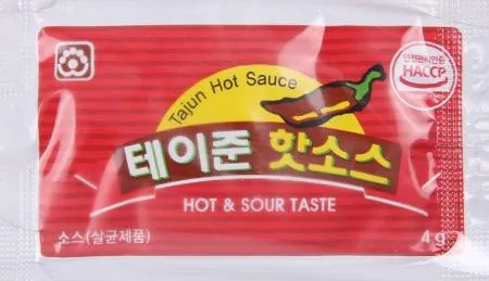 [박스판매] 태원 핫소스 일회용 4g 1000개 피자집 배달용 업소용 햄버거집 이미지