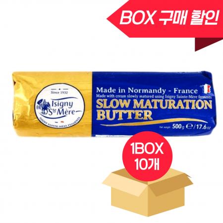 [BOX할인] 이즈니 고메버터(무염버터) 냉동버터 500g 1박스 10개