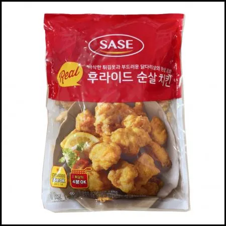 사세 리얼후라이드 순살치킨 1kg 냉동 가라게 냉동치킨
