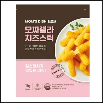 맘스터치 모짜렐라 치즈스틱 1kg 냉동 리뷰이벤트 사이드메뉴