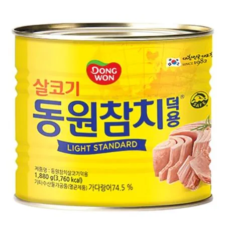 동원참치 업소용 덕용 참치 1.88kg 찌개 덮밥 카나페 참치김밥