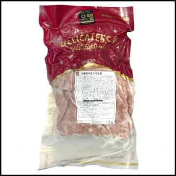 오뗄 베이컨스타일칩 1kg 냉동 베이컨칩 냉동 피자 파스타 볶음밥 토핑