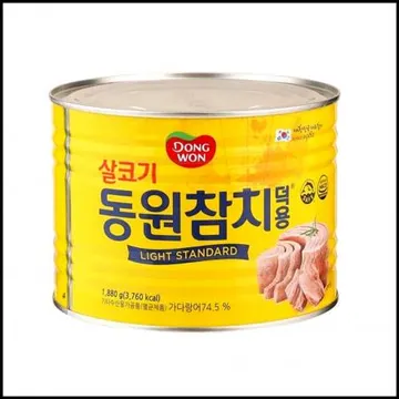 동원참치 업소용 덕용 참치 1.88kg 찌개 덮밥 카나페 참치김밥