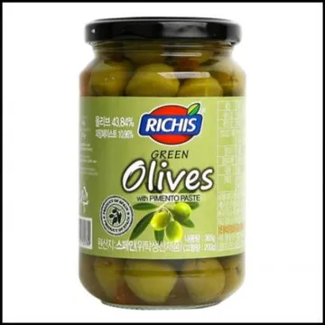(병) 리치스 그린올리브 피멘토 365g 알그린올리브홀