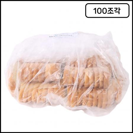 [박스판매] 바게트번 마늘빵 슬라이스 100조각 냉동 1.3kg 1박스
