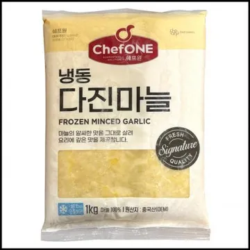냉동 간마늘 다진마늘 1kg 마늘100% 중국산