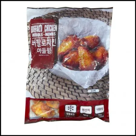 에즈원 버팔로윙 날개 [태국산] 냉동 1kg 포차 안주 술집 간식 미들윙