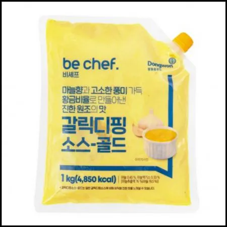 비셰프 동원홈푸드 갈릭디핑소스 골드 냉장 1kg