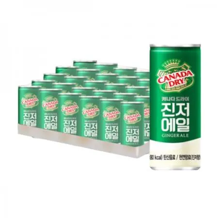 [박스판매] 캐나다드라이 토닉워터 진저에일 250ml*30개 이미지