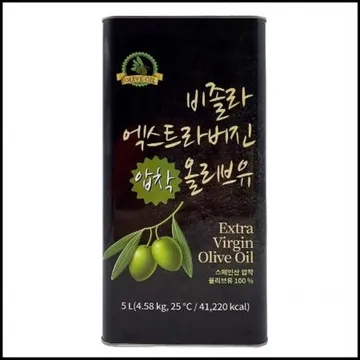 비졸라 엑스트라버진 5L 올리브오일 캔 대용량 업소용