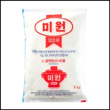 미원 노말 업소용 3kg 조미료 분말조미료 식당용 대용량